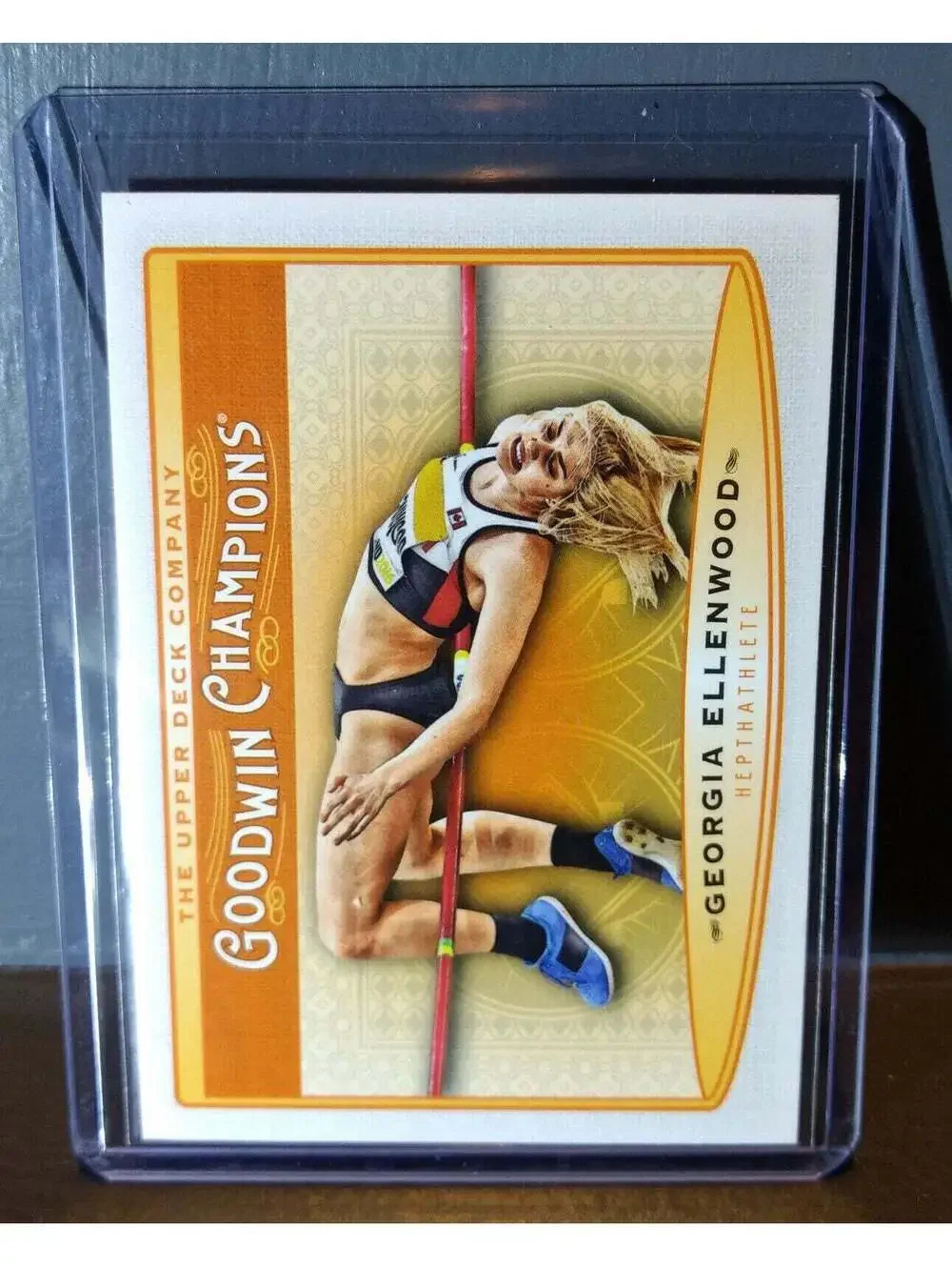2019 Upper Deck Goodwin Champions Georgia Ellenwood #87 Hepthathlete Card